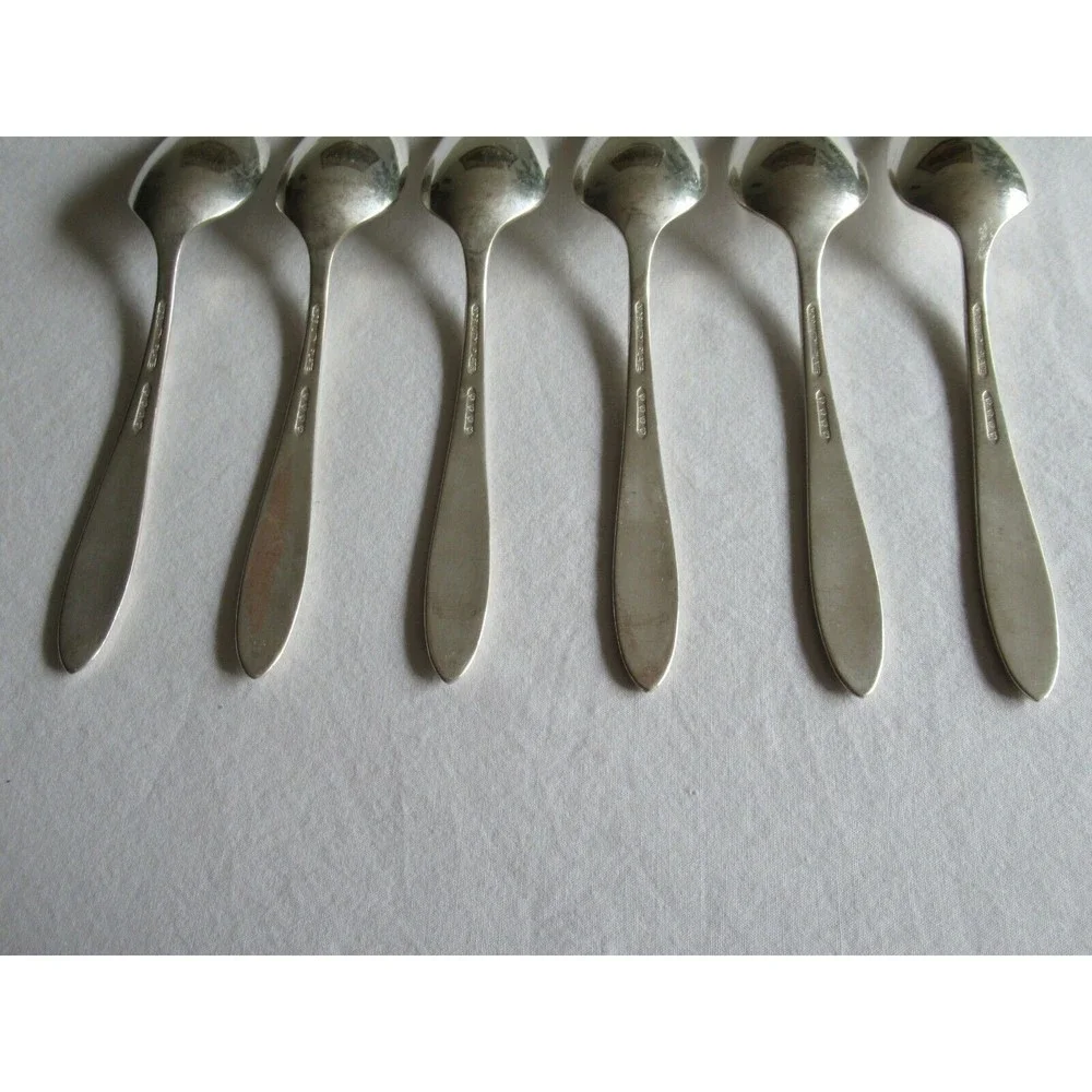 Oneida Nobility Plate REVERIE Silverplate Flatware 1937 Lot 6x Tea Spoon 6.1